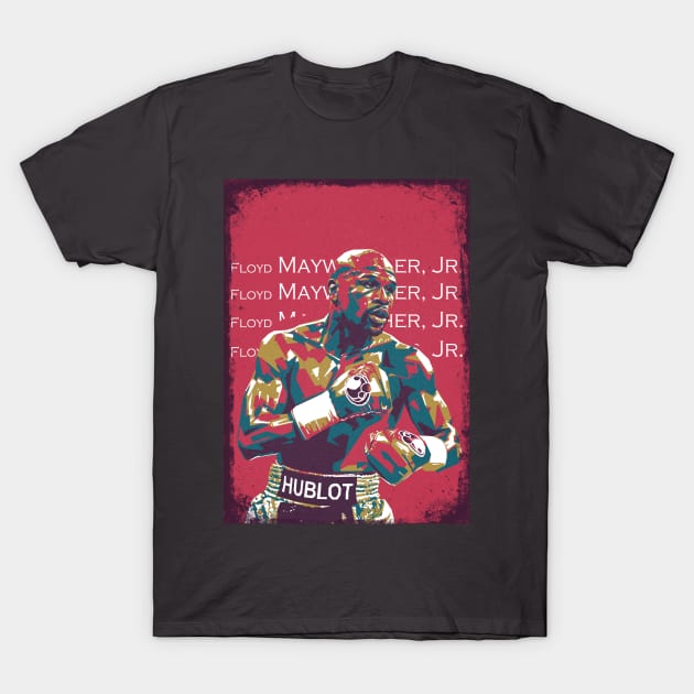 Floyd Mayweather T-Shirt by Kiflipelu25